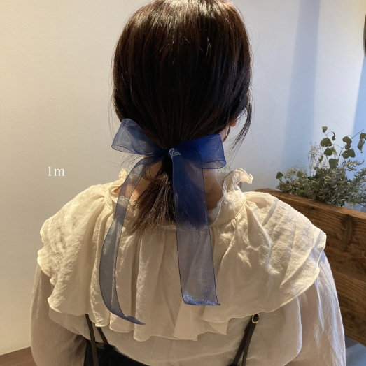 きゅっと結ぶヘアアレンジ用！リボンの長さまとめ◎ | Blog | Dua -ドゥア-