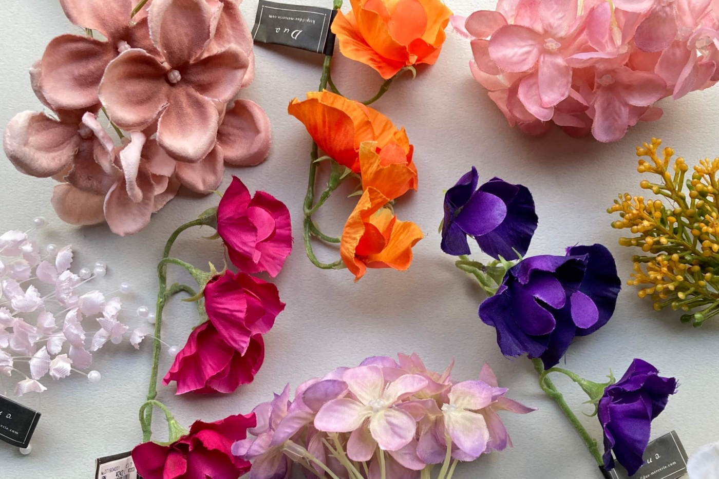 お花のハンドメイド2点 オーダーメイド・うちの子とプリザーブドフラワーのフラワー